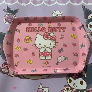 Hello Kitty Small Pink Plastic Tray